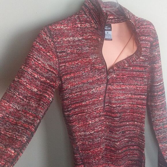 Nike Pro Running Half Zip Pullover - Picture 4 of 7